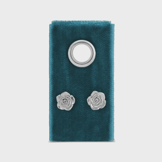 Rose Studs Silver