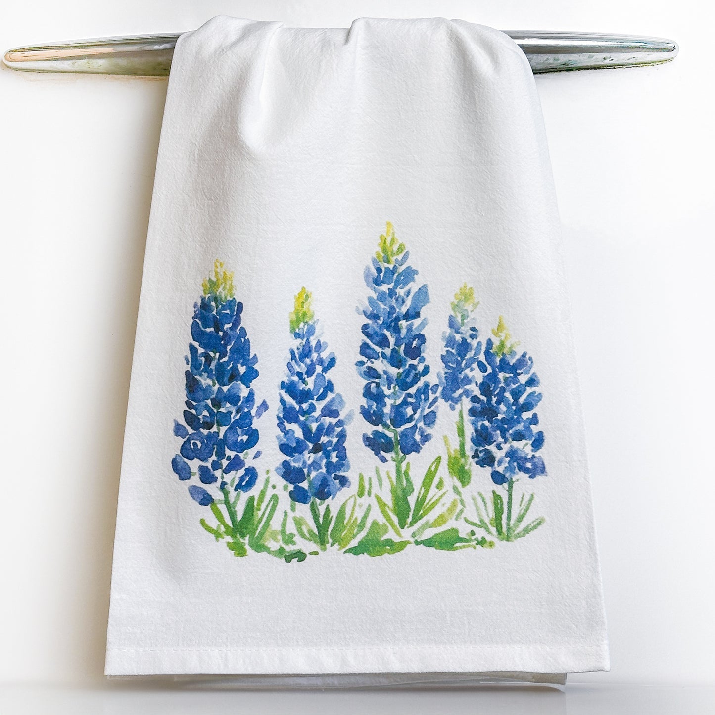 Bluebonnet Field Tea Towel