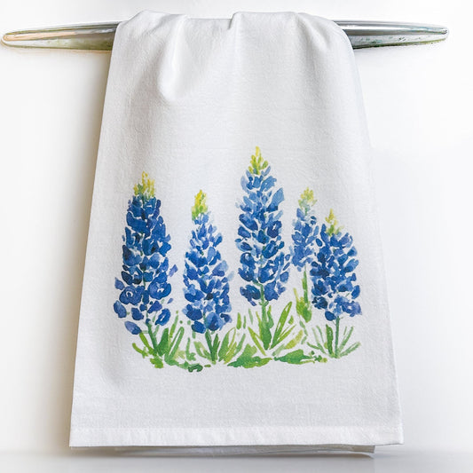 Bluebonnet Field Tea Towel