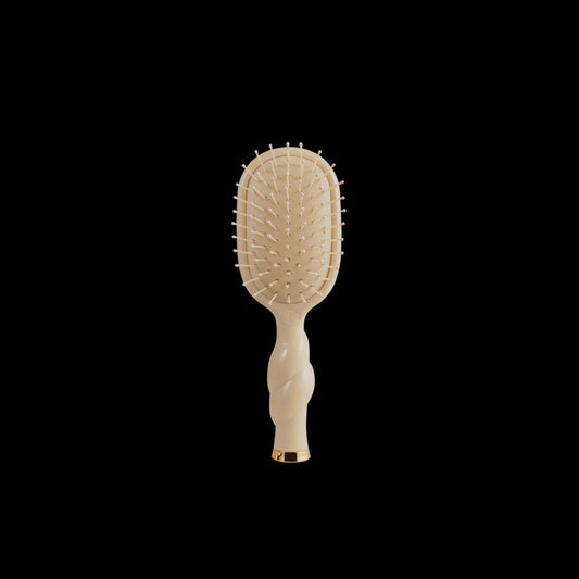 Mini Detangler Hair Brush for Medium Hair Tan