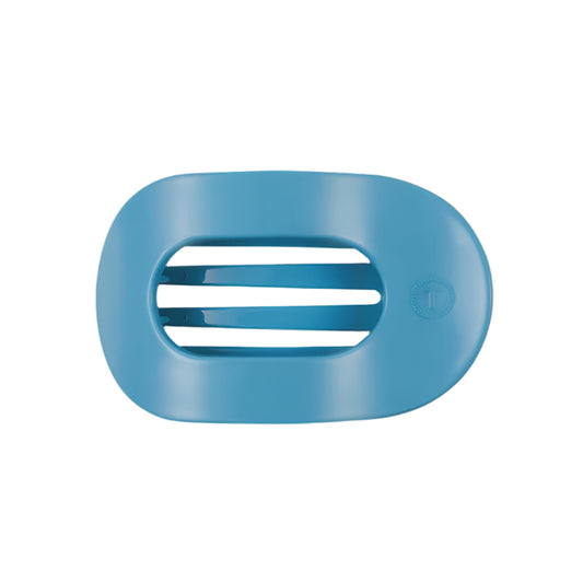 Summer Sky Medium Flat Round Hair Clip