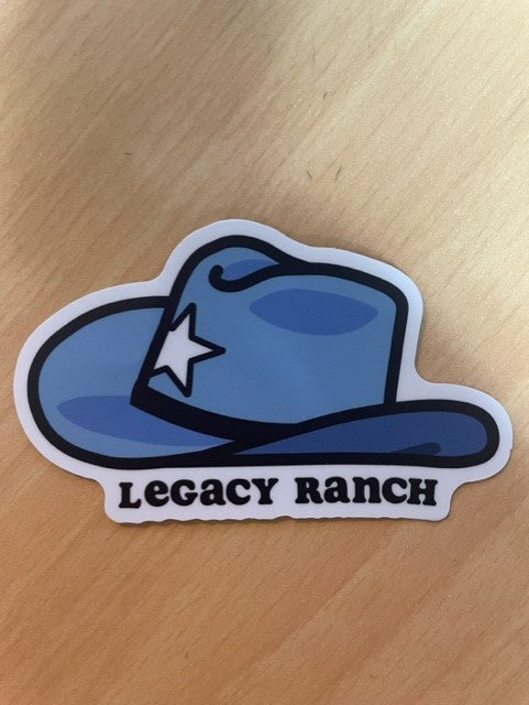 Legacy Ranch Hat Sticker