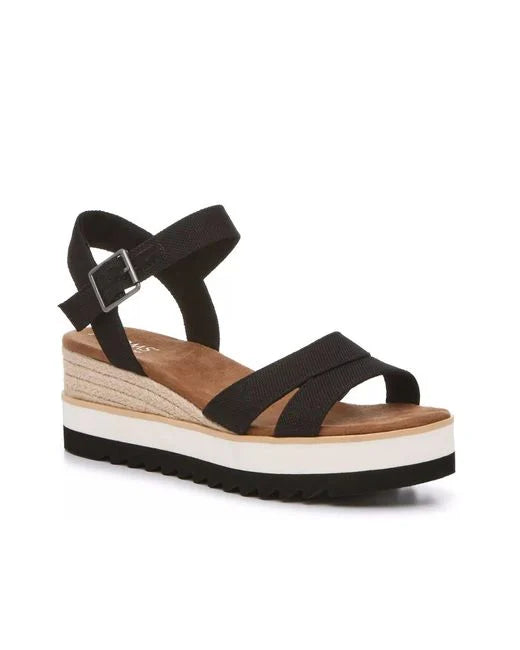 Louisa Platform Sandal Black