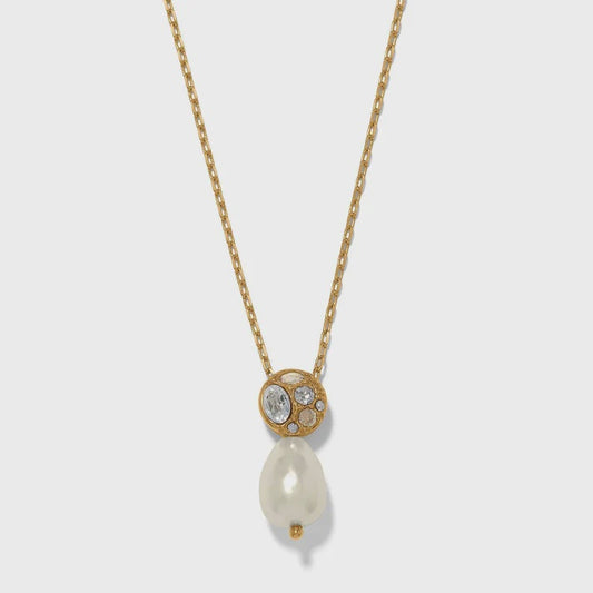 Trust Your Journey Petite Pearl Necklace