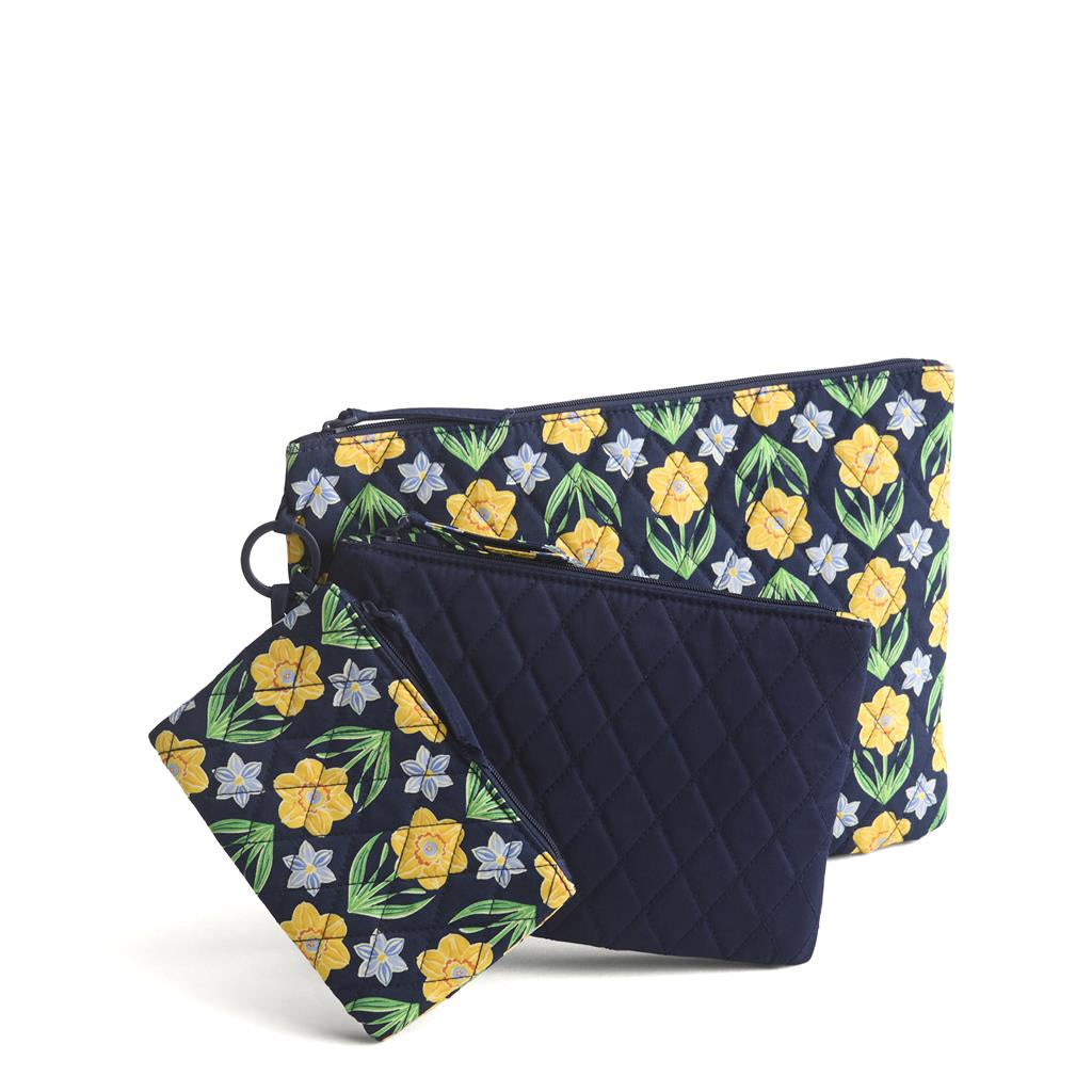 Vera Bradley Three Pouch Set Daffodils