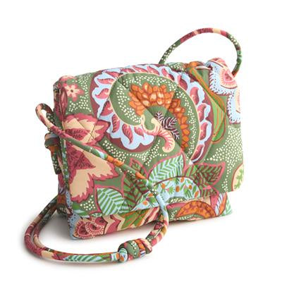 Vera Bradley Baird Hipster Leaf Me Not Paisley
