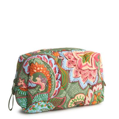 Vera Bradley Medium Cosmetic Leaf Me Not Paisley