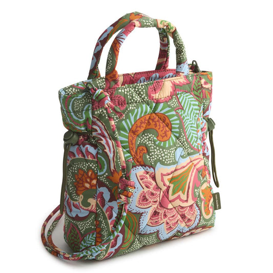 Vera Bradley Mini Original Tote Leaf Me Not Paisley