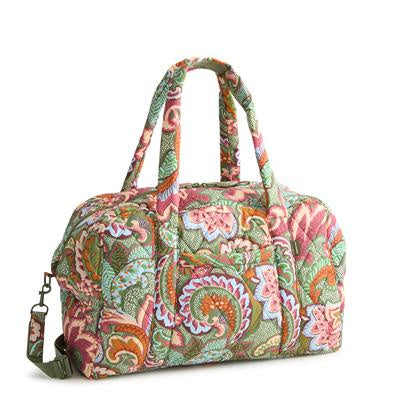 Vera Bradley Miramar Weekender Leaf Me Not Paisley