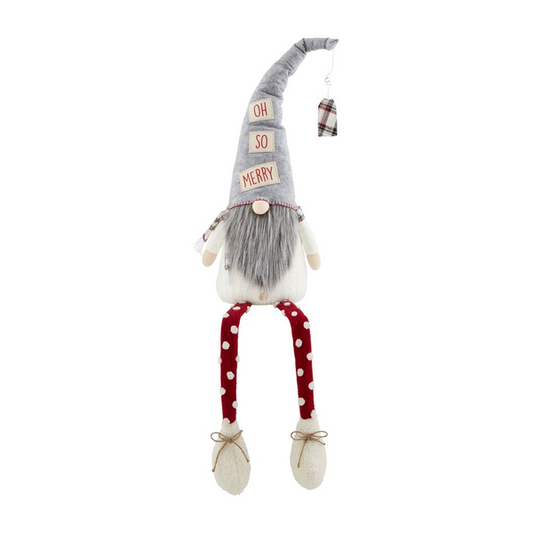 Extra Large Dangle Leg Christmas Gnome