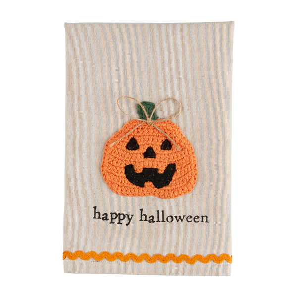 Halloween Crochet Towel