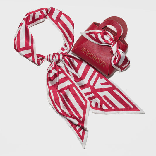 Accessory Scarf Game Day Red & White