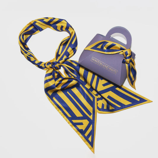 Accessory Scarf Game Day Purple & Gold
