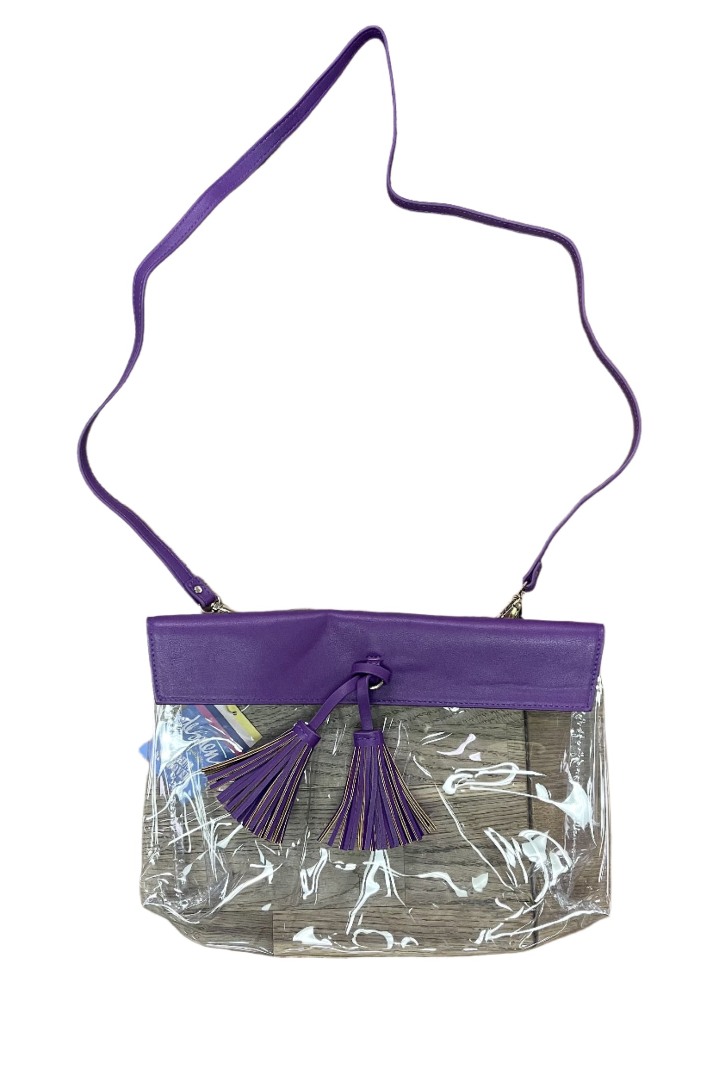 Purple Clear Bag