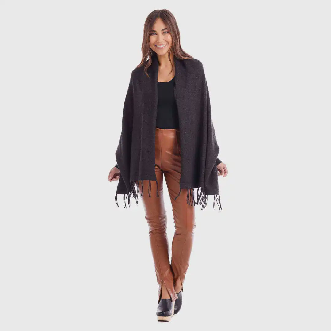 Gray Cardigan Wrap