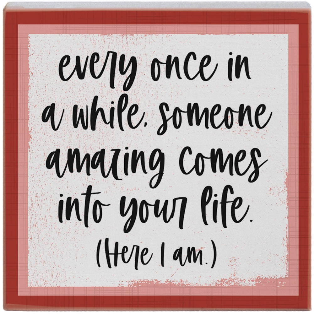 Amazing Here I Am Talk Square