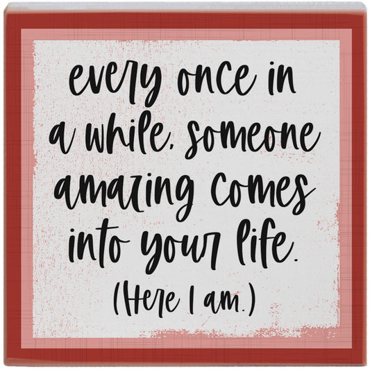 Amazing Here I Am Talk Square