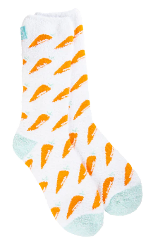 Carrot Cozy Crew Sock
