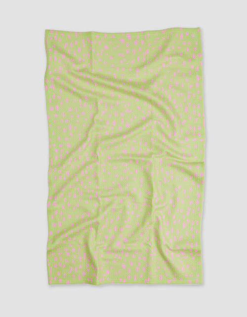Speckle Green Tea Towel