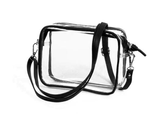 Bridget Black Clear Purse