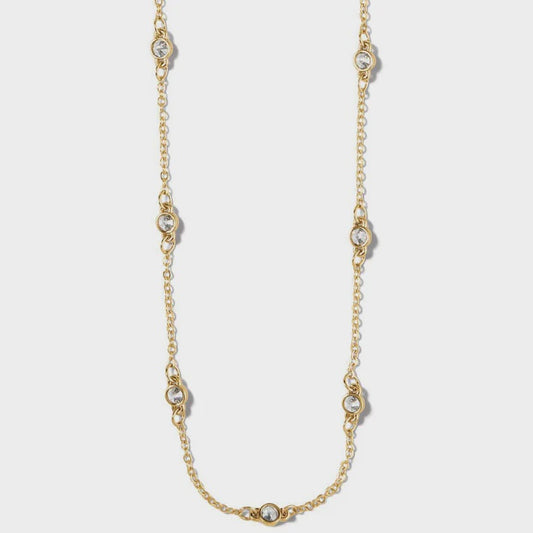 Illlumina Petite Collar Necklace Gold