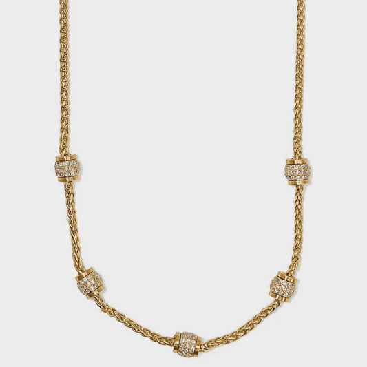 Meridian Petite Short Gold Necklace