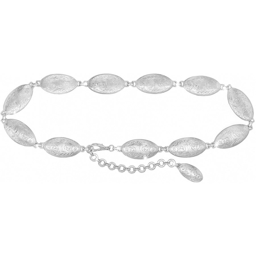 Silver Concho Chain Belt