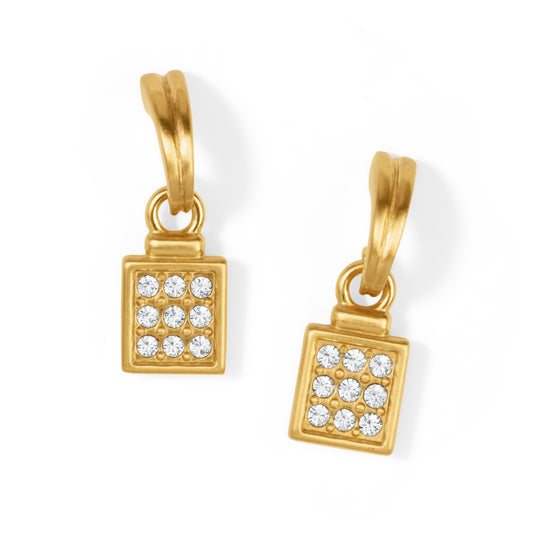 Gold Meridian Zenith Post Drop Earrings