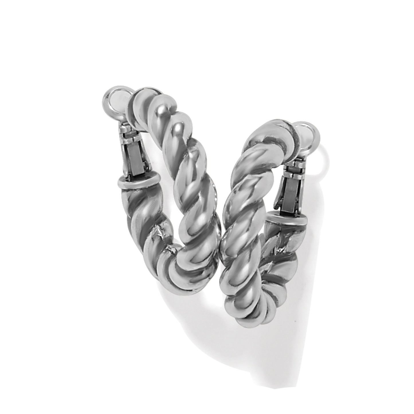 Interlok Twist Medium Hoop Earrings