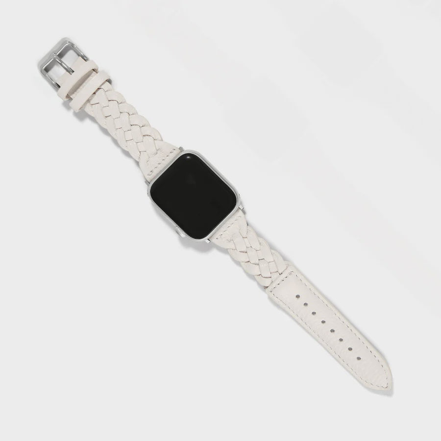 Braided leather watch deals