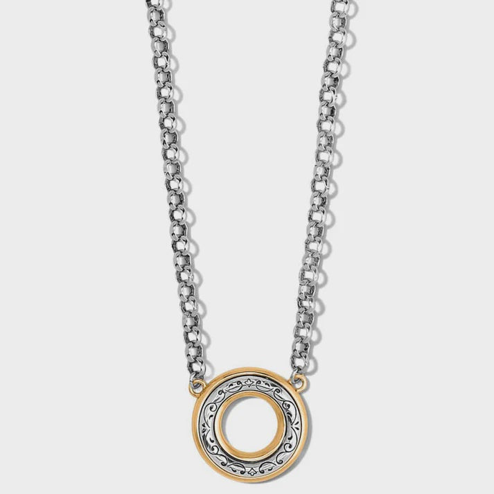 Venezia Open Ring Short Necklace