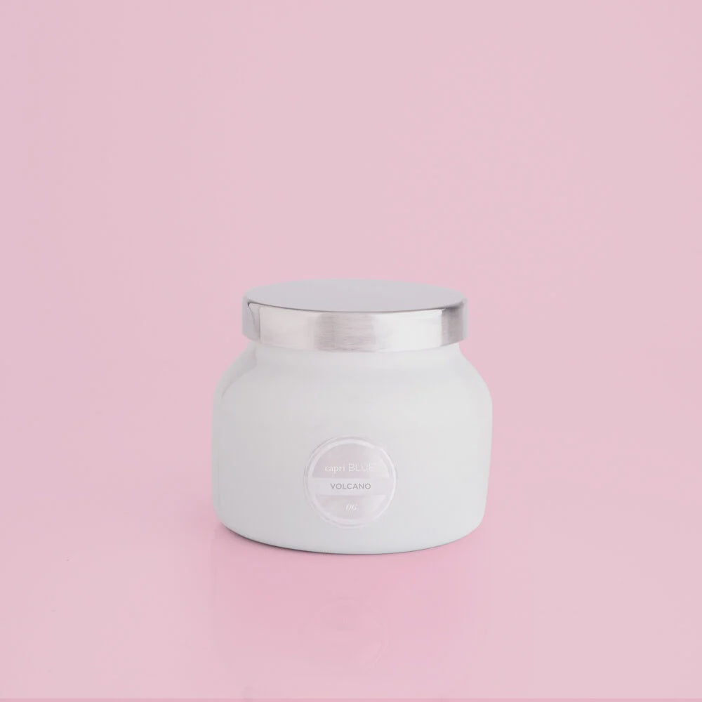 Capri Blue White Signature Jar Volcano 19oz