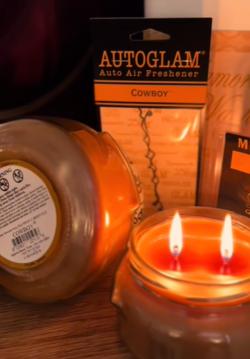 Discover the Scent of Texas: Tyler Candle's "Cowboy" at The Blue Door Gift Store