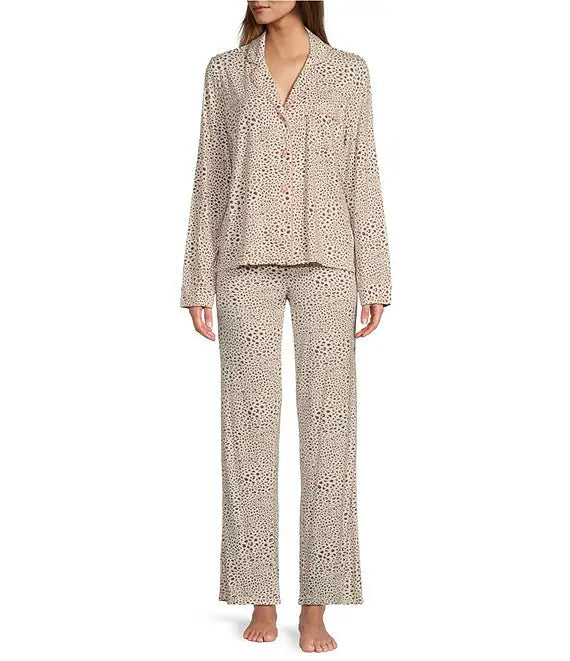 Modal Basics 3-Piece PJ Pant Set Stone