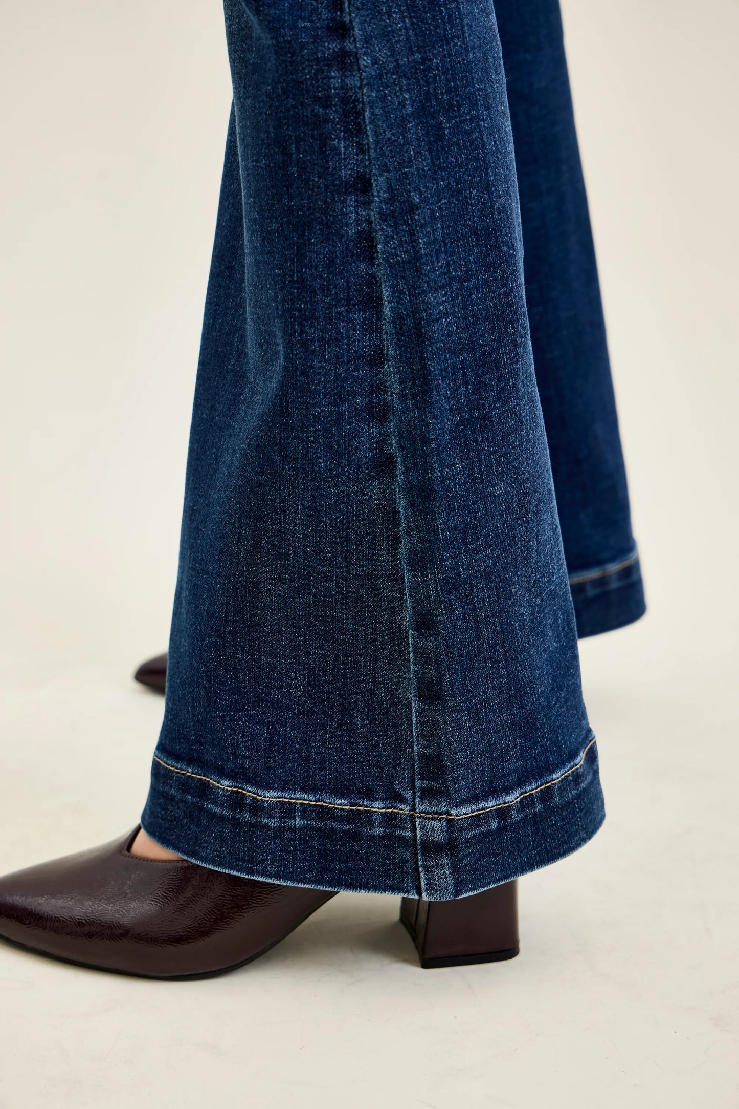 Judy Blue HW Petite Trouser Flare Jean