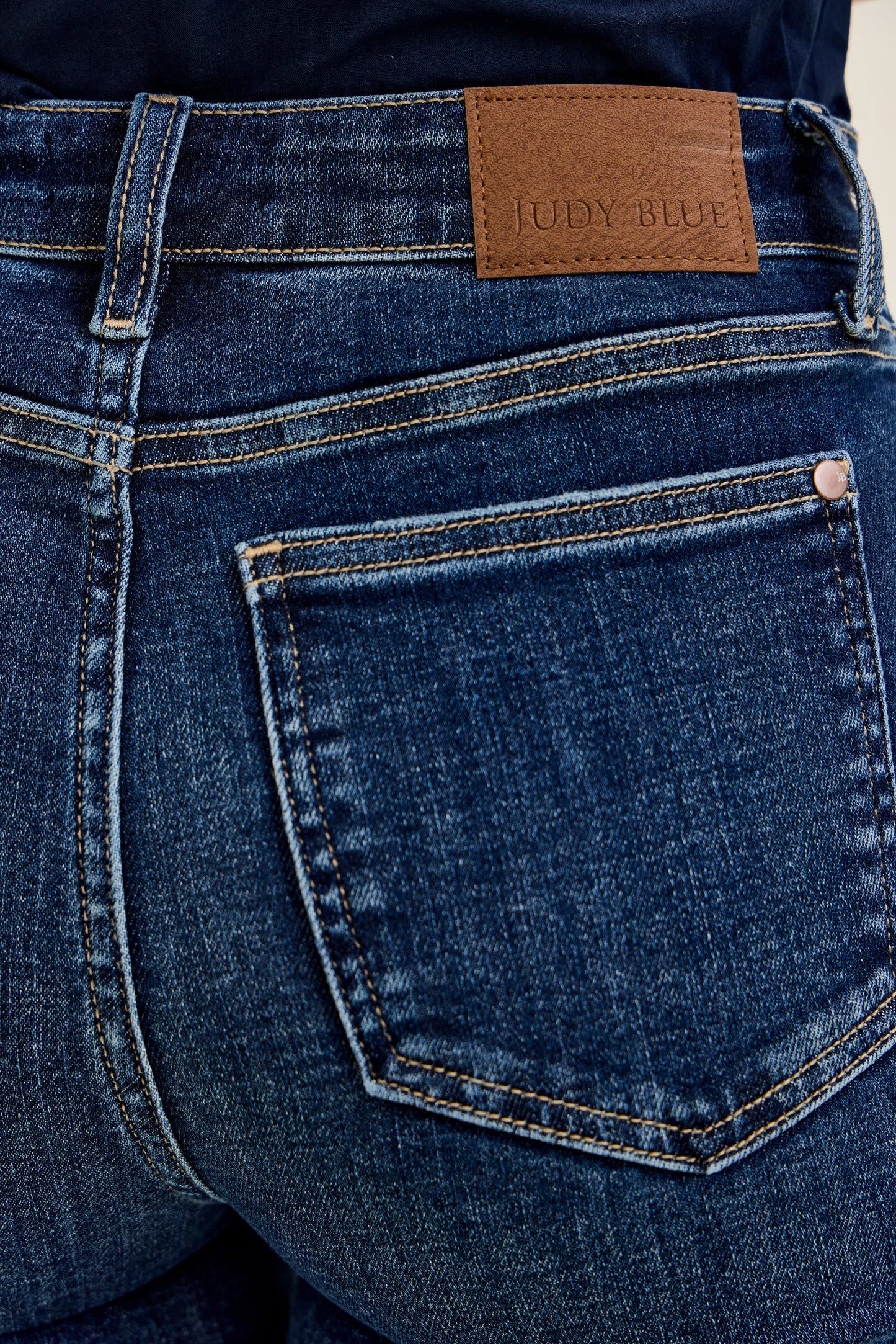 Judy Blue HW Petite Trouser Flare Jean