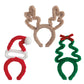 Fuzzy Christmas Headbands
