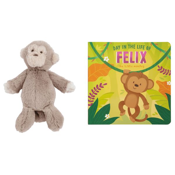 Plush Monkey Book
