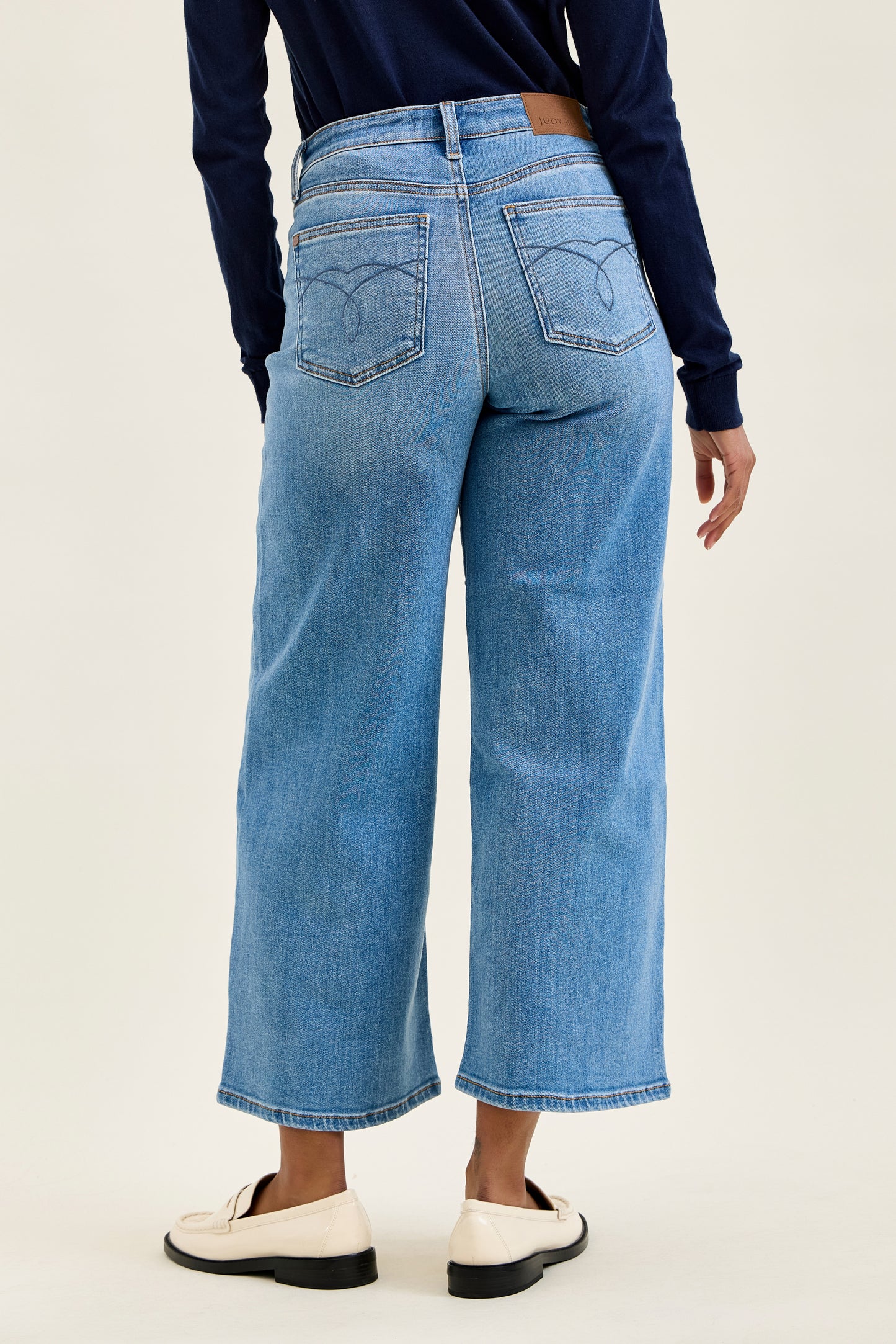 Judy Blue MR Claudia Ankle Wide MD Ease Blue Jean
