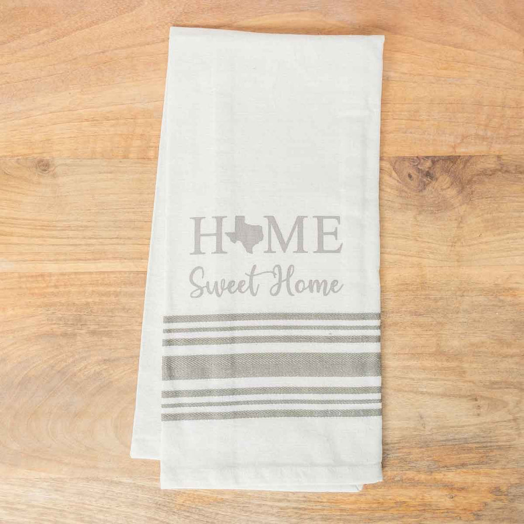 Home Sweet Home Texas Towel