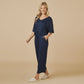 Dream Relaxed V Neck with Capri Lounge Set Midnight