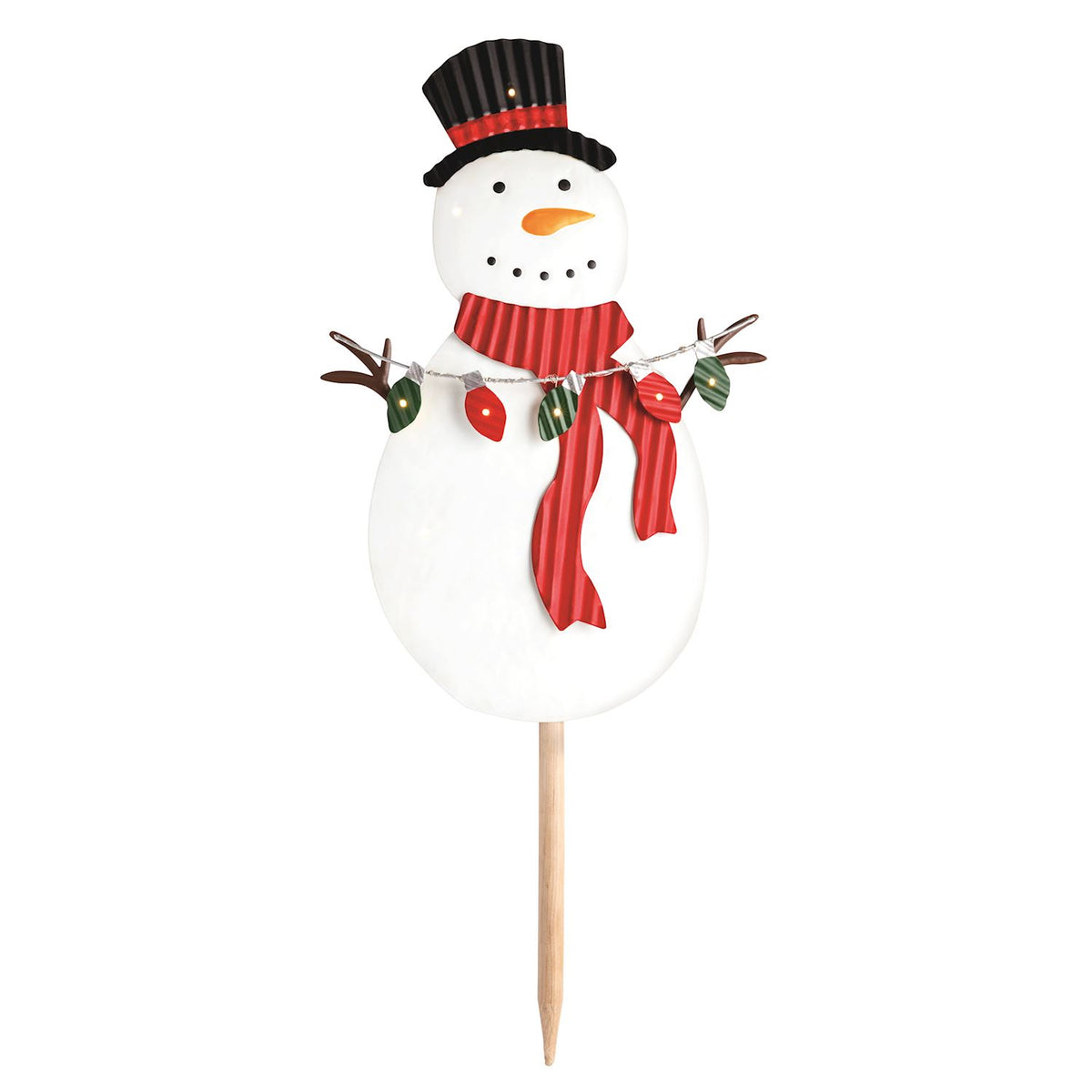 Snowman Light-Up Yard Stake