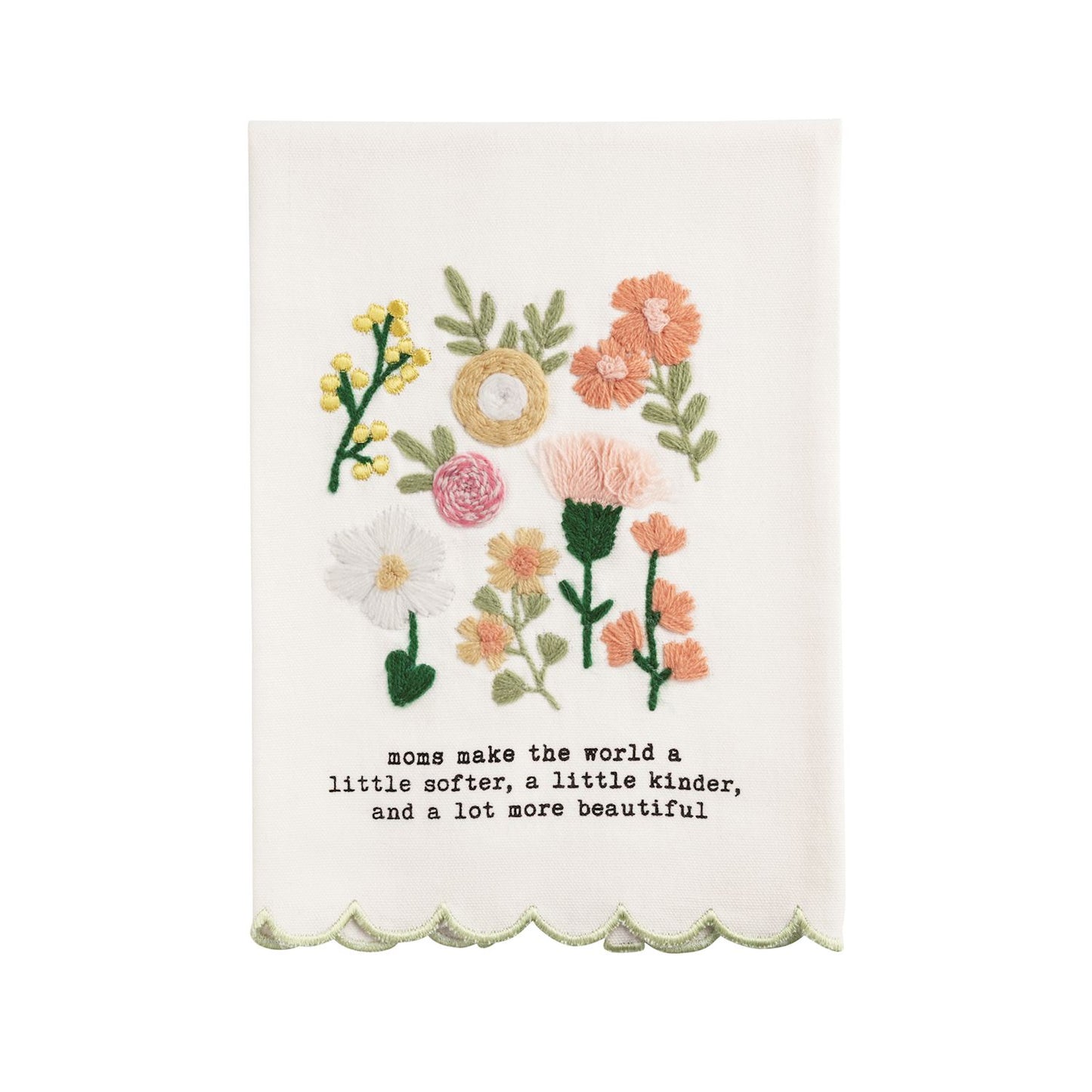 Mom Embroidered Towel