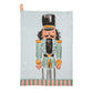 Blue Nutcracker Stripe Hem Towel