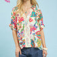 Paisley Boho Top Cream Mix