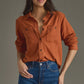 Super Soft Button Up Burnt Orange