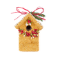 Poinsettia Birdie Cottage Birdseed Treat