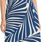 V Neck Sleeveless Midi Wrap Dress