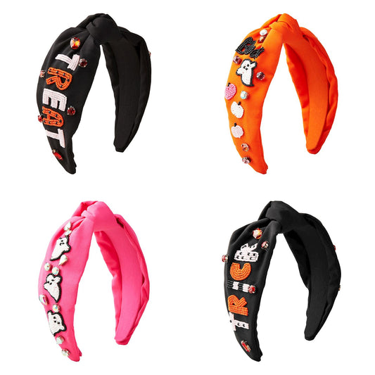 Halloween Beaded Headband