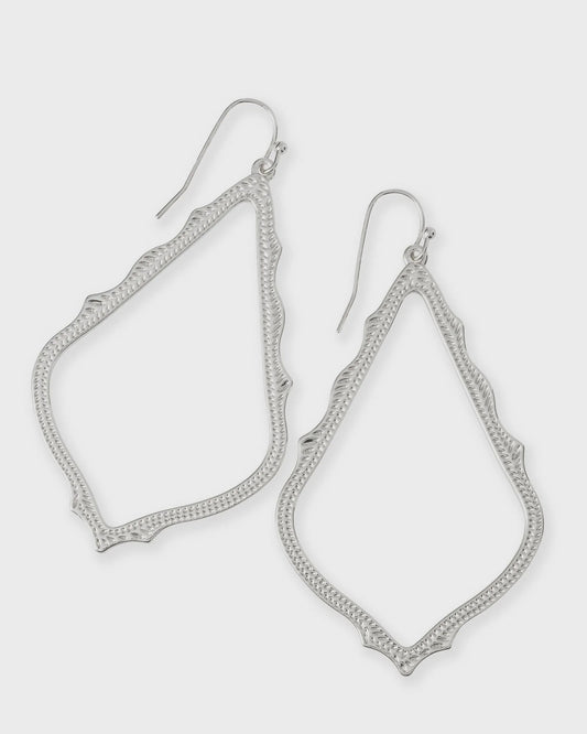 Sophee Earrings Rhodium Metal